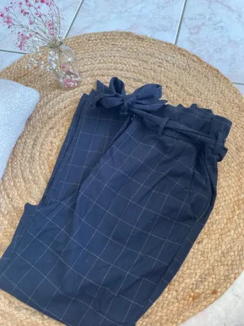 Pantalon habillé à carreaux