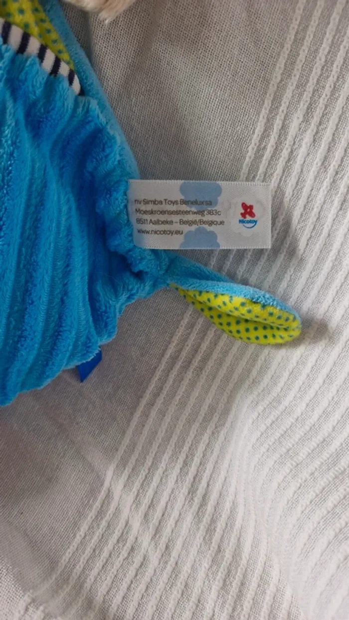 Doudou plat lapin simba - photo numéro 3