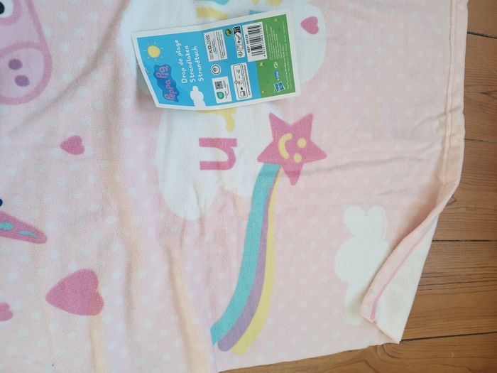 Drap de plage Peppa pig licorne - photo numéro 4