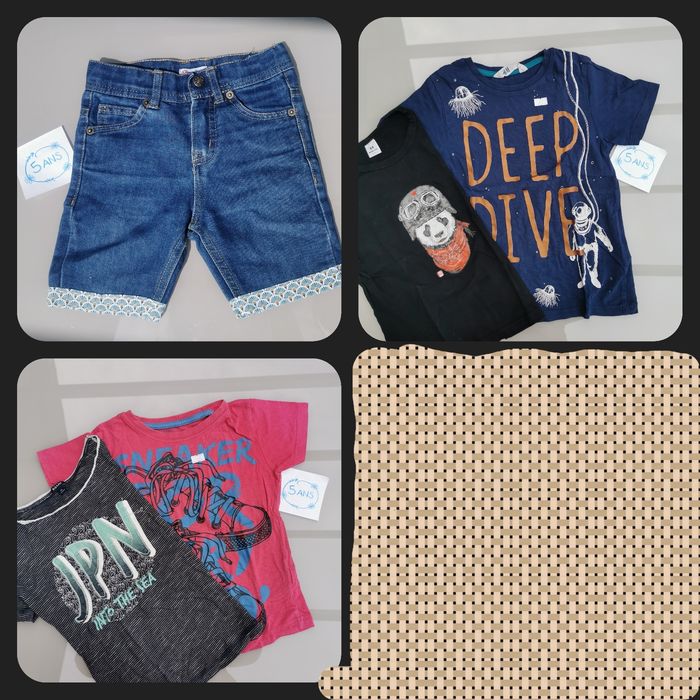 Lot vêtements garçon 5 ans printemps/été