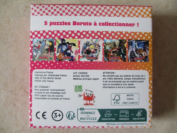 Mini puzzle Boruto – Naruto next generations 20 pièces - photo numéro 4
