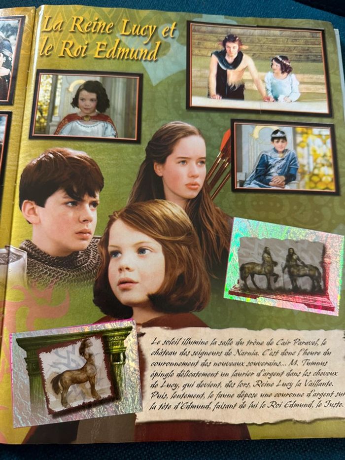 Album livre Panini complet Le Monde de Narnia Chapitre 1 + poster stickers autocollants - photo numéro 6