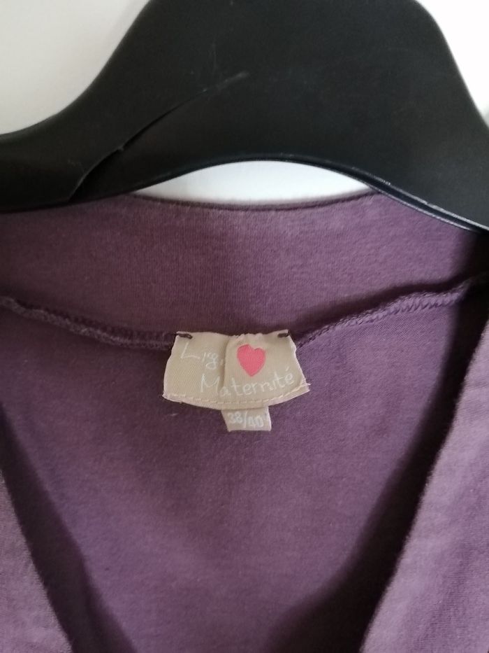 Haut maternité coeur croisé femme T38-40 - photo numéro 2