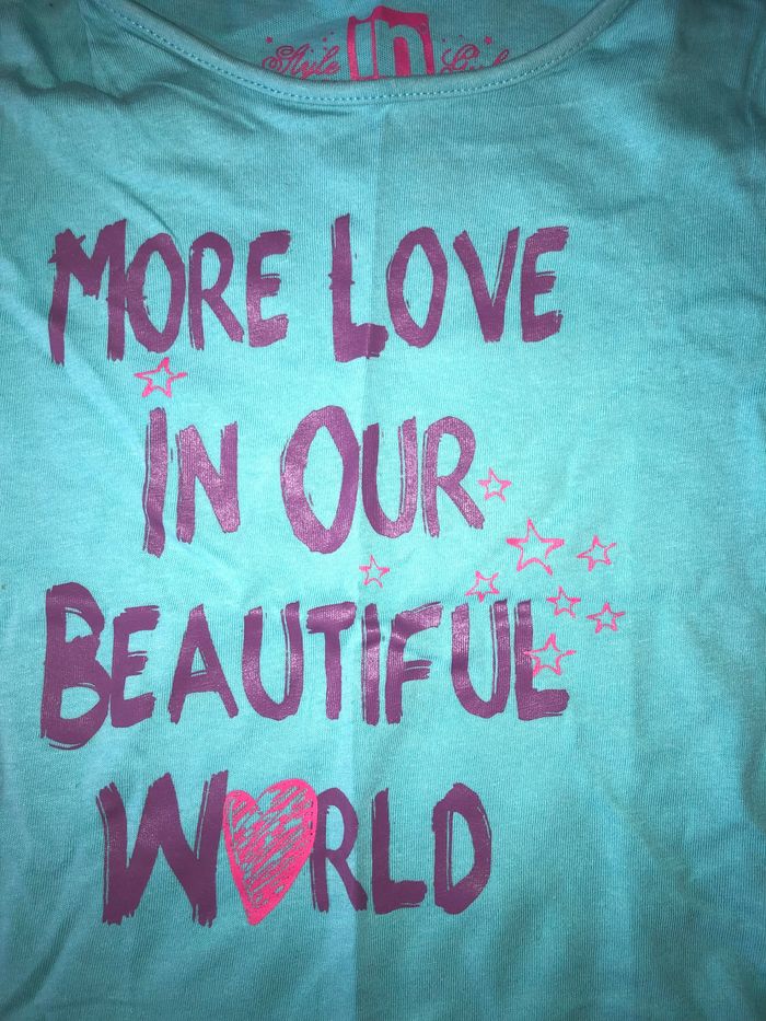 Tee shirt turquoise - photo numéro 2