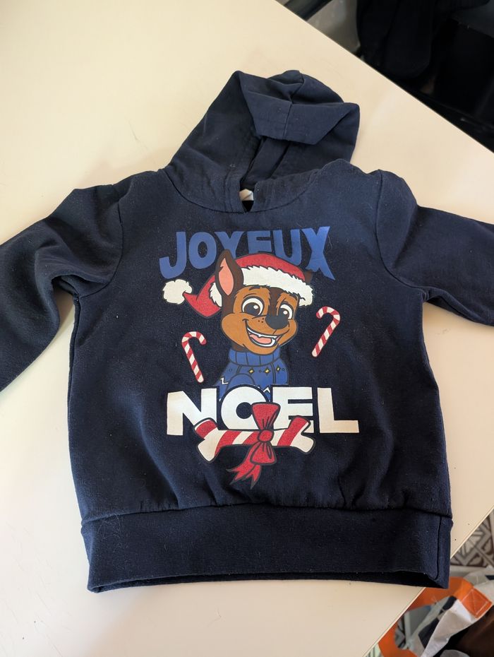 Pull de Noël pat patrouille