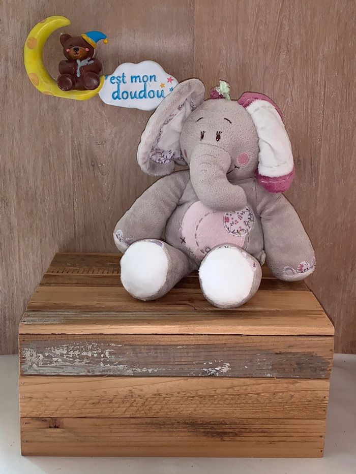 NKS138 doudou éléphant 🐘 Noukies