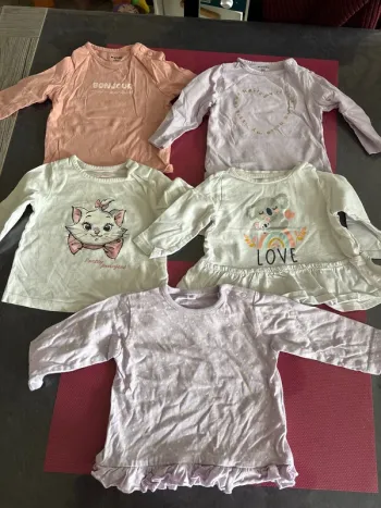 Tee-shirts manche longue 6 mois