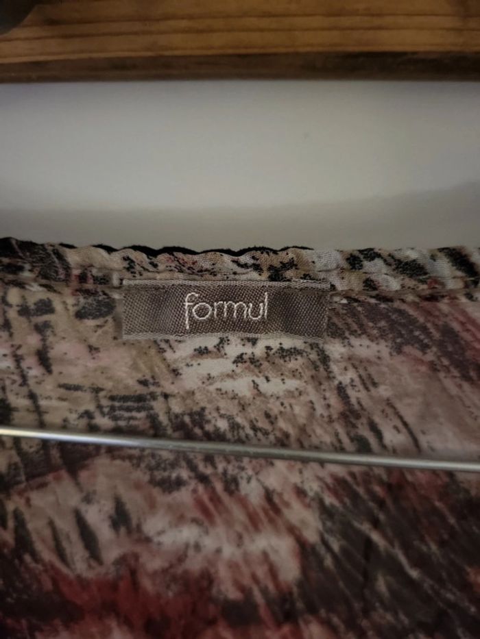 Formul blouse rose noir Taille 40 - photo numéro 3