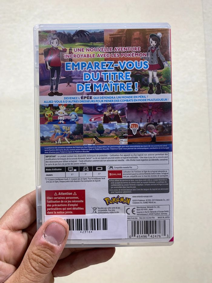 📦 Jeu Pokémon Épée - Nintendo Switch - photo numéro 2