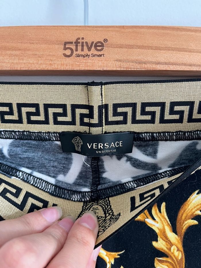 Legging noir et jaune Versace - photo numéro 6