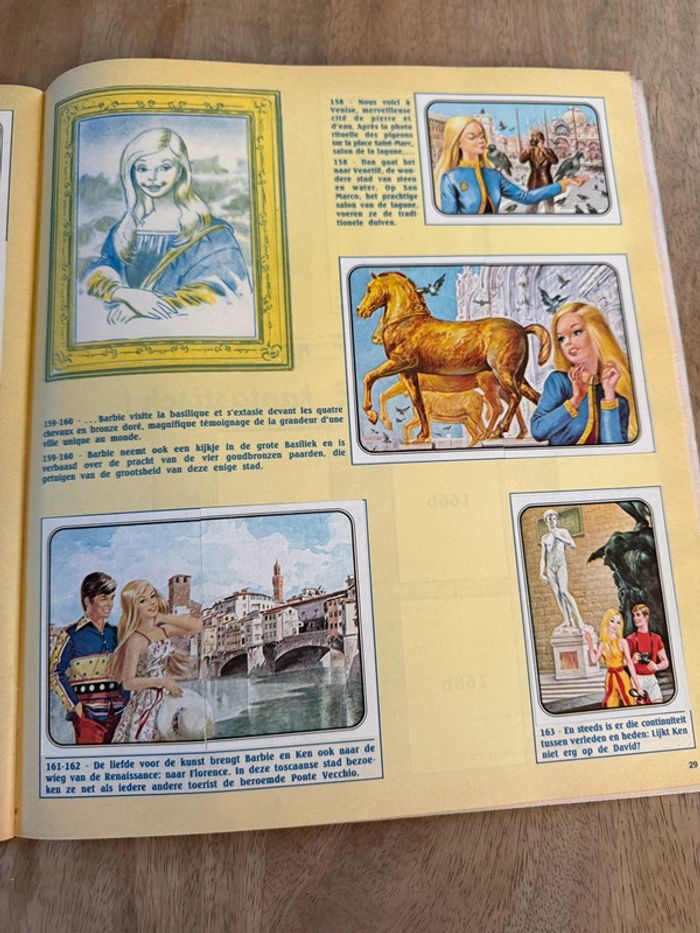 Album Panini ancien vintage complet Barbie Poupée Un monde en rose - photo numéro 11