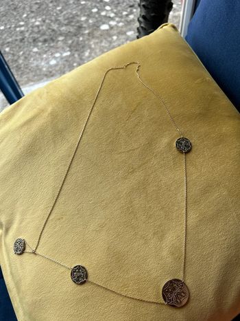 Collier long doré