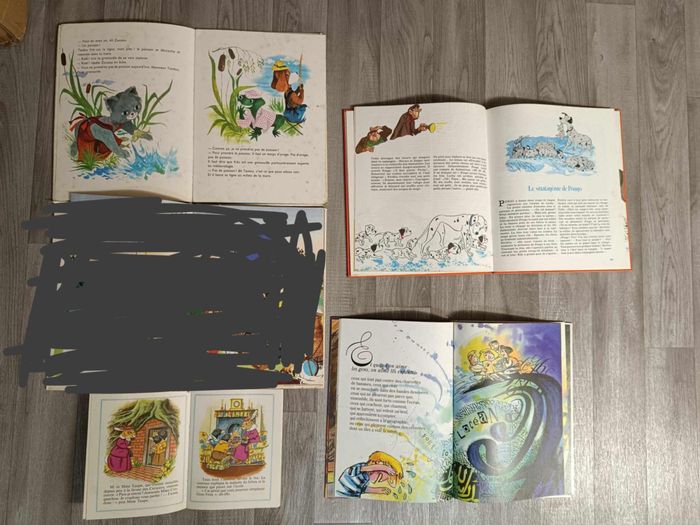 Lot de 4 anciens livres pour enfant - photo numéro 2