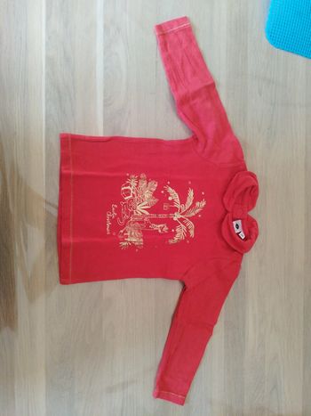 T-shirt manches longues, col roulé