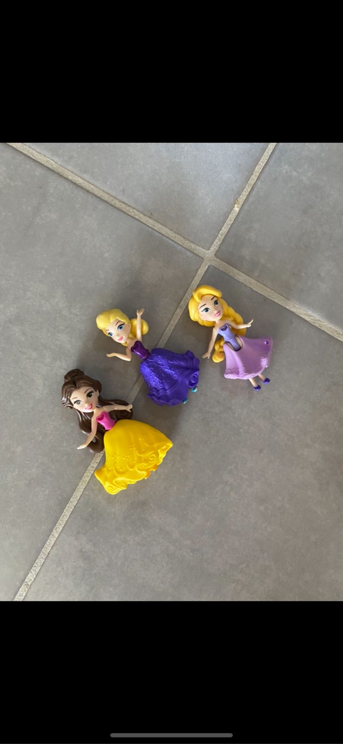 Lot de 3 princesses Disney