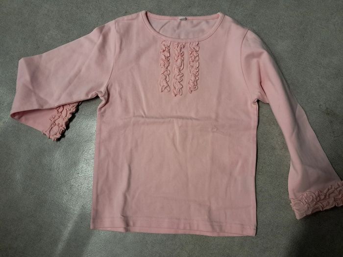 haut tee shirt manches longues fille 4 ans