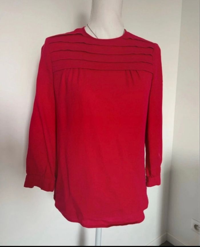 Blouse haut rouge Mango taille S ou 36