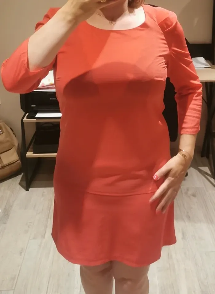 Robe Mango corail - photo numéro 3