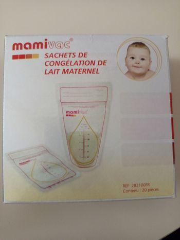 Poche  congélateur pour lait maternel