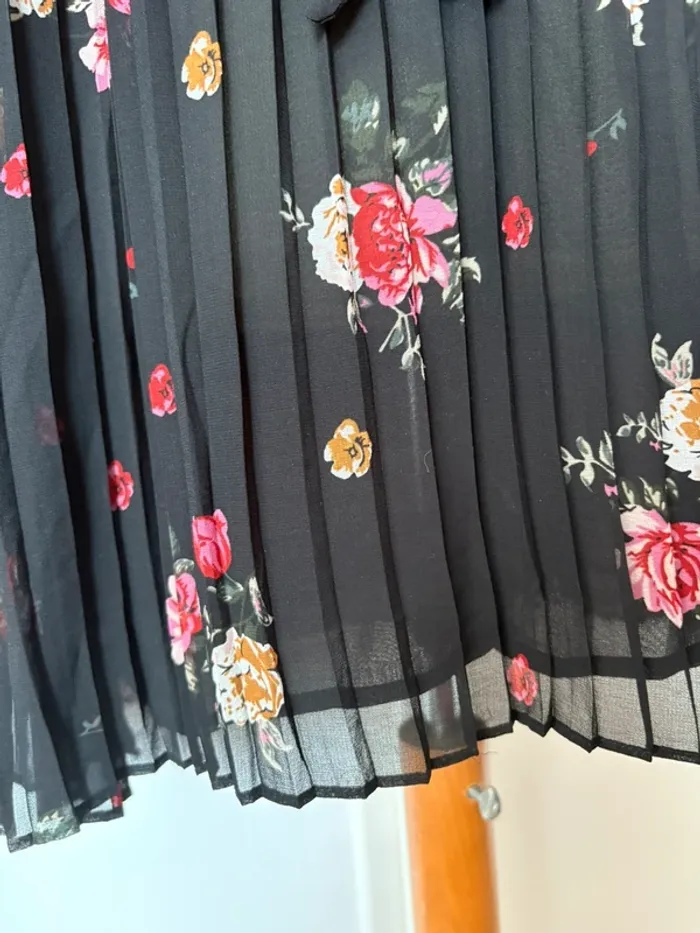 Combishort court effet mini robe imprimé fleuri Zara Woman - photo numéro 4