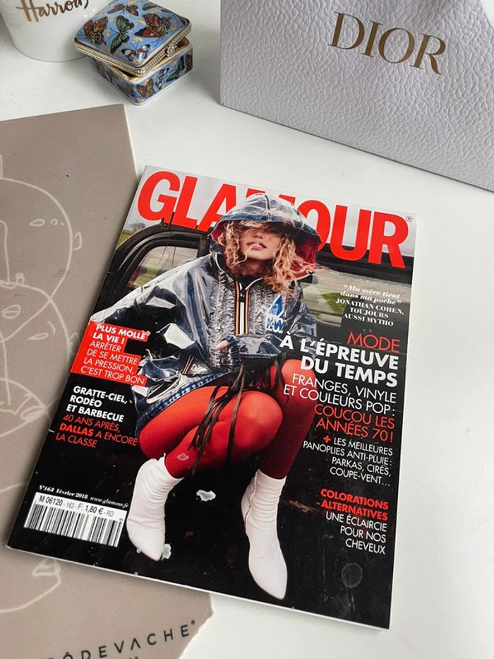 Magazine glamour - Kim van der Laan - février 2018