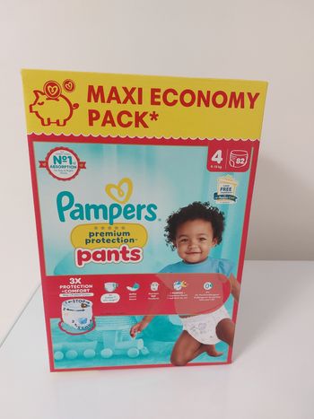 Couche pampers pant  taille 4