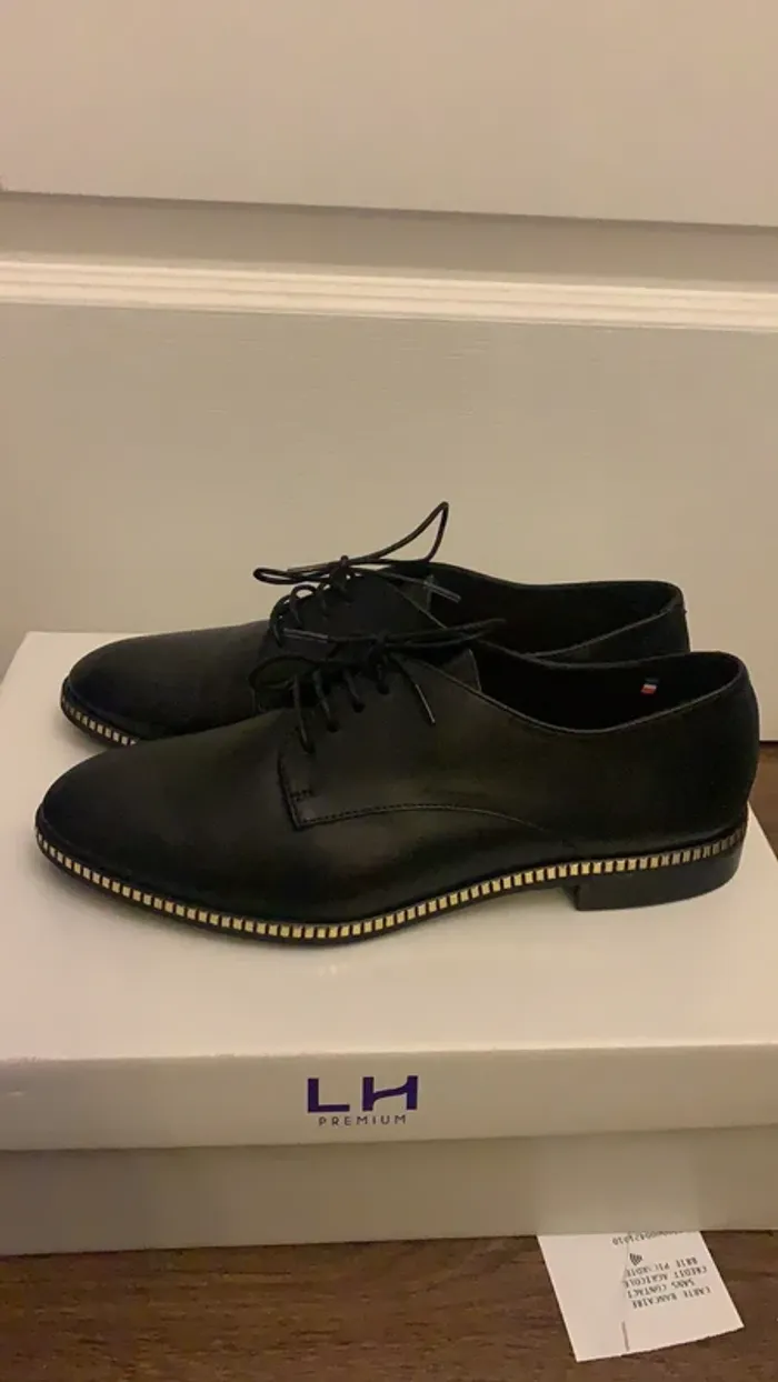 Derbies tout en cuir