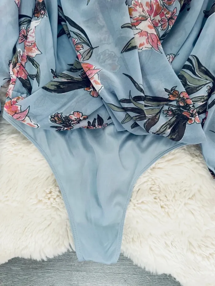 Blouse body fleurie - photo numéro 3