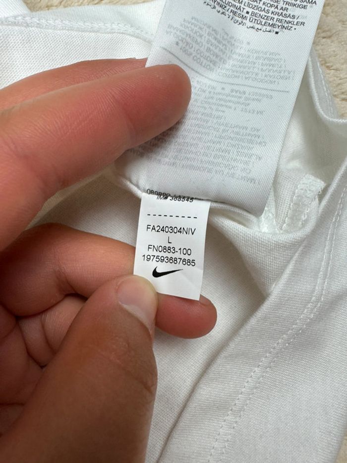 T-shirt Nike Team USA JO 2024 Aigle Blanc Neuf Taille L - photo numéro 10