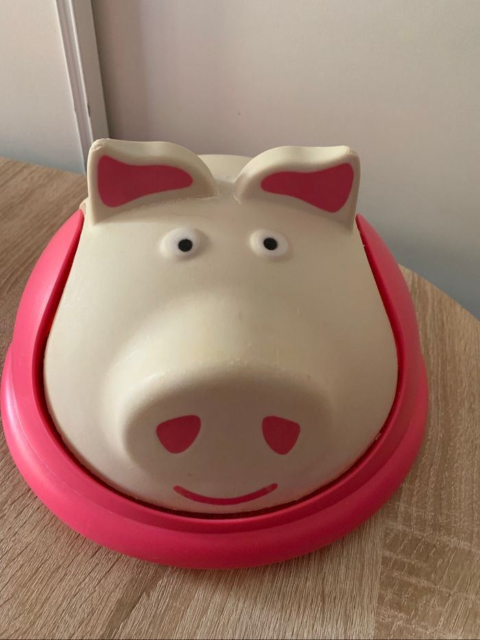 Poubelle cochon pour salle de bains ou pour chambre d’enfant - photo numéro 4