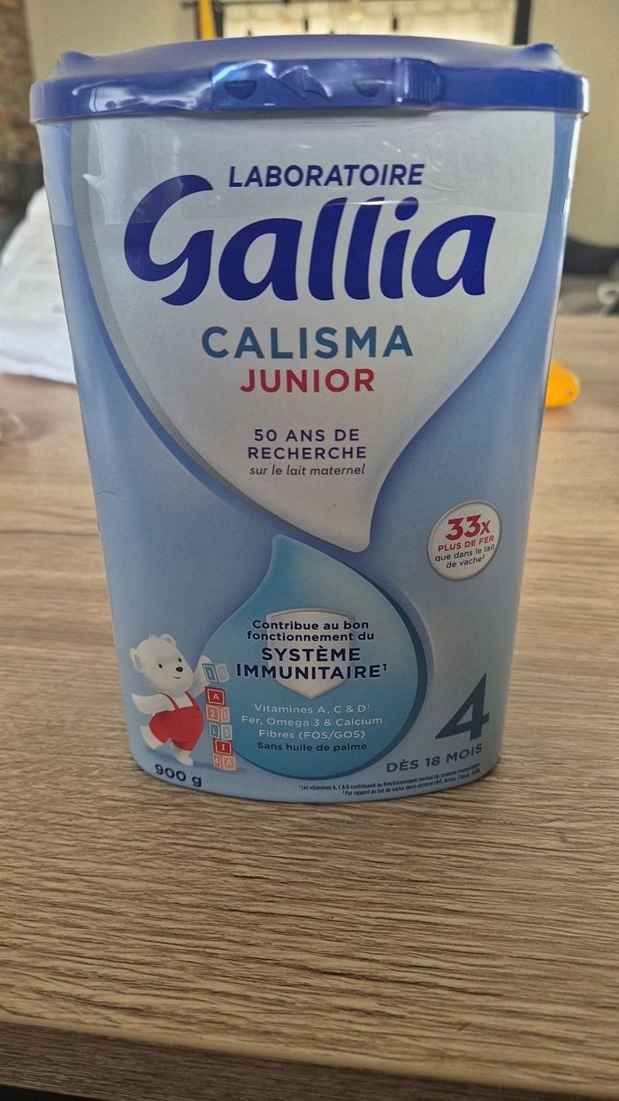 2 boîtes Gallia  calisma 4
