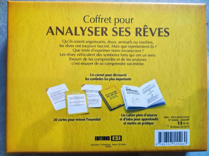 Coffret pour Analyser ses rêves, Éditions ESI - photo numéro 4