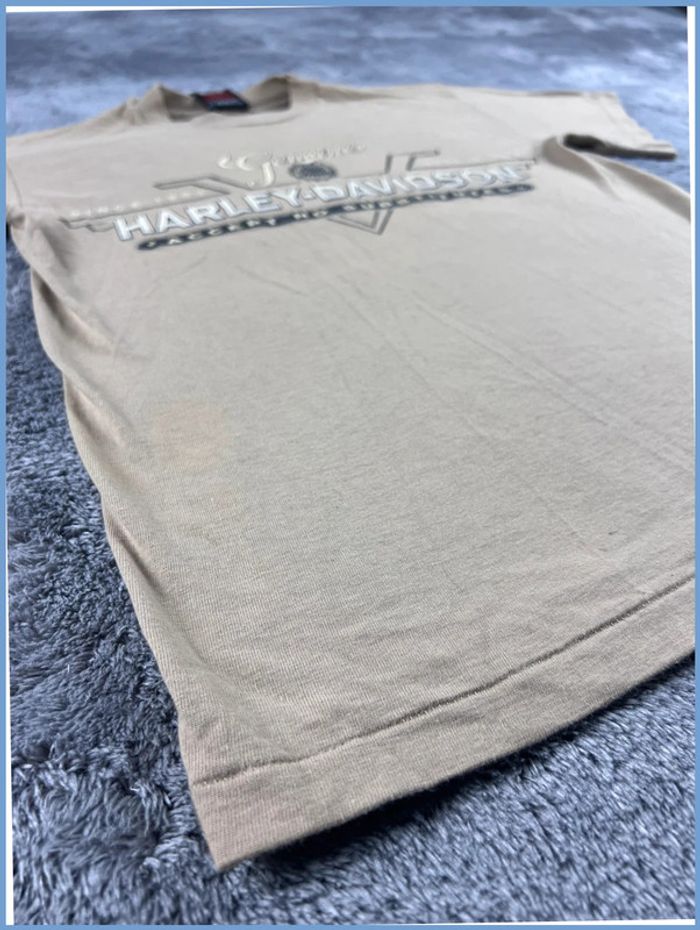 T-shirt Harley Davidson Beige – Taille S - photo numéro 9