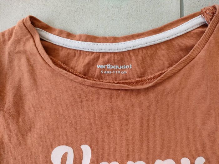 Tee-shirt brun - Taille 5 ans - photo numéro 3