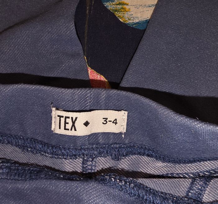 Jegging bleu 3-4 ans - photo numéro 3