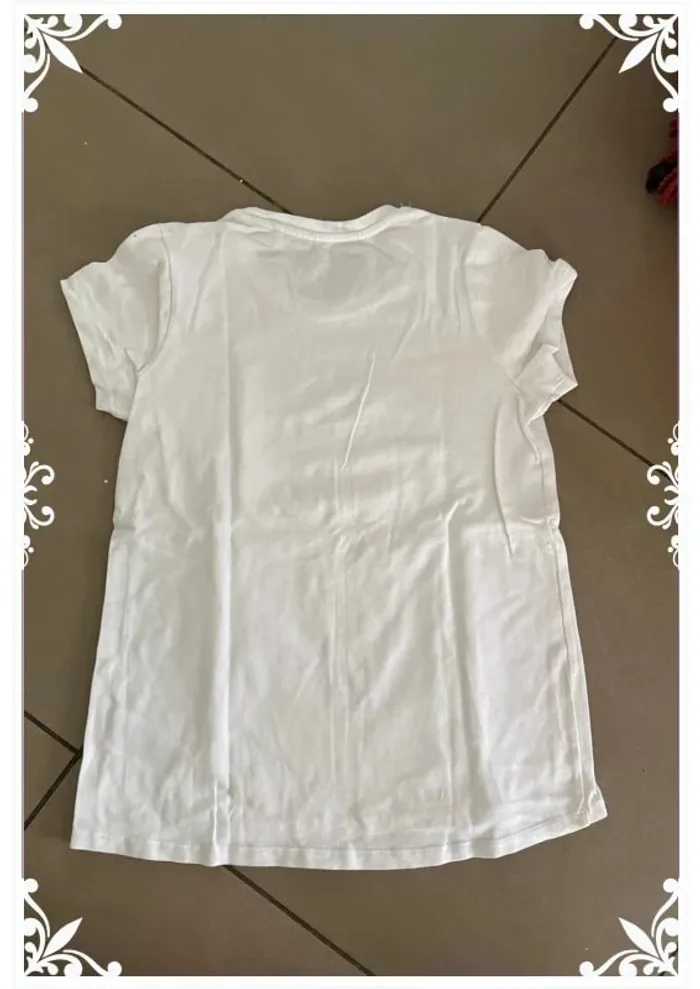 T-shirt blanc esprit enfant fille taille 10 ans - photo numéro 5