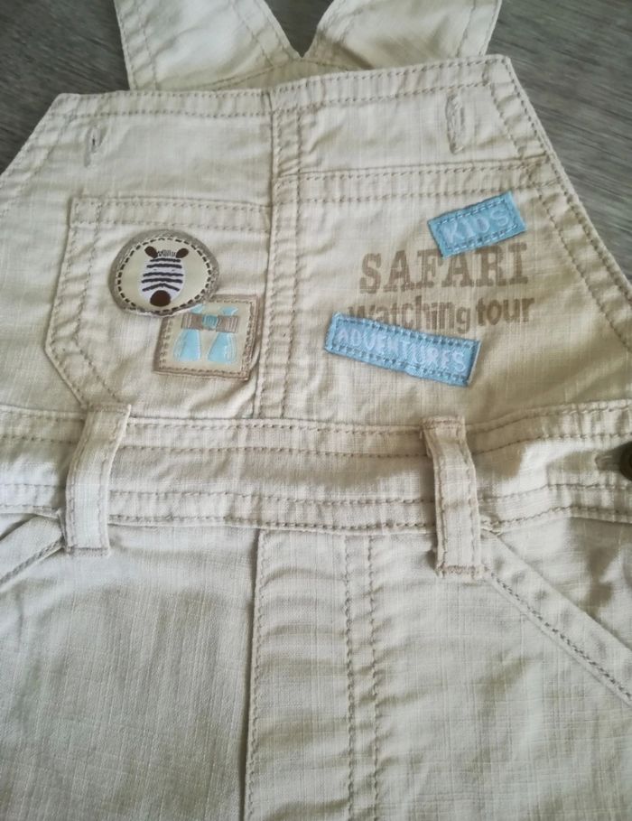 Salopette courte 6 mois garçon - photo numéro 3