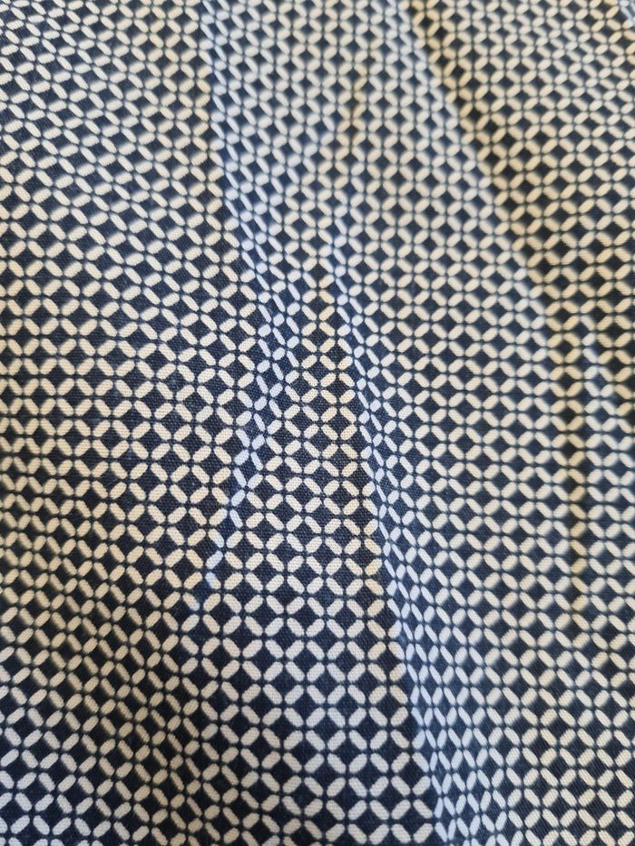 Chemise bleu marine grise avec motif  XXL 45-46 - photo numéro 2