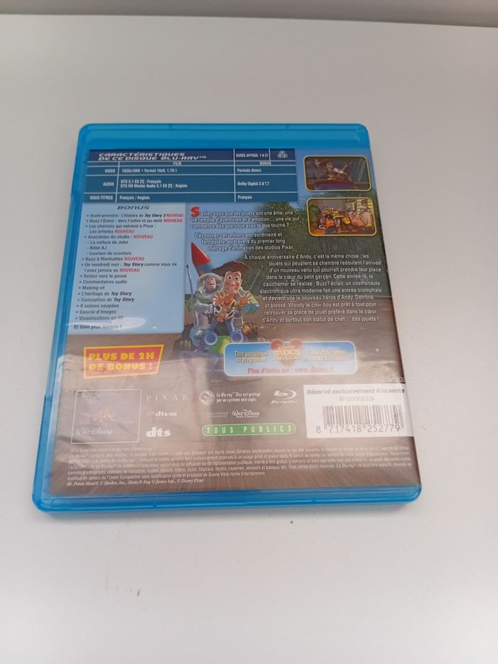 Toy Story 1 DVD Blu Ray Disney Pixar - photo numéro 2