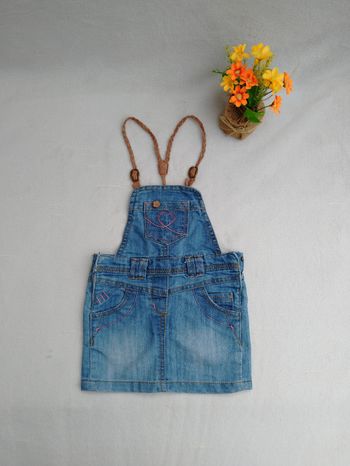 Robe salopette fille TAO 23 mois