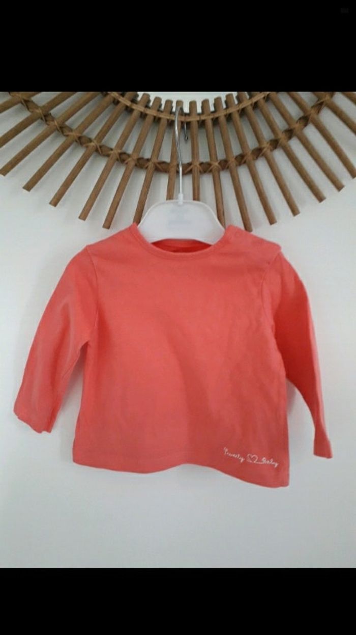 Tee shirt ML 6 mois Boite a malices