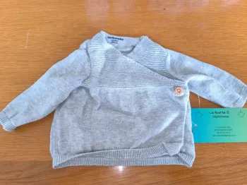 324631 brassière grise fille naissance vertbaudet