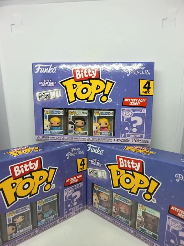 Lot de 3 Boite - Funko Bitty Pop - Disney Princesses - photo numéro 3