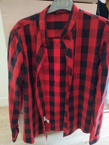 Chemise à carreaux style bûcheron