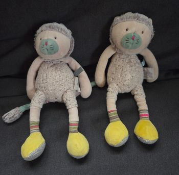 Lot de 2 peluches chat - Les Pachats - Moulin Roty 