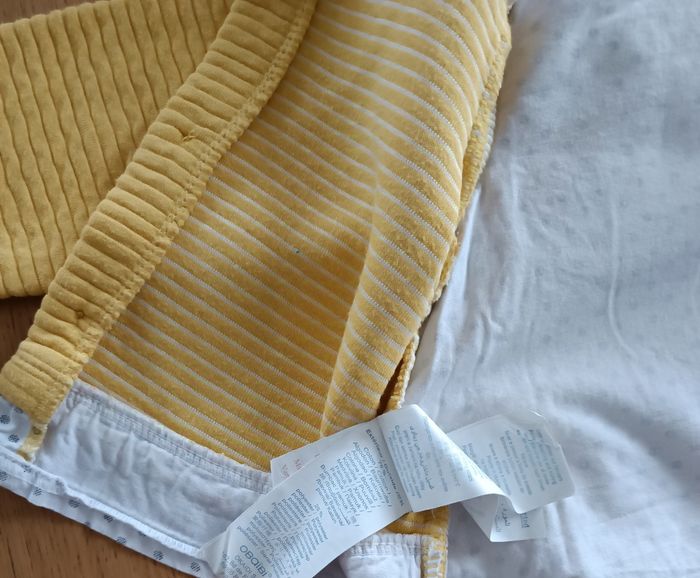 Gilet Cache-coeur Obaïbi jaune 9 mois fille - photo numéro 10