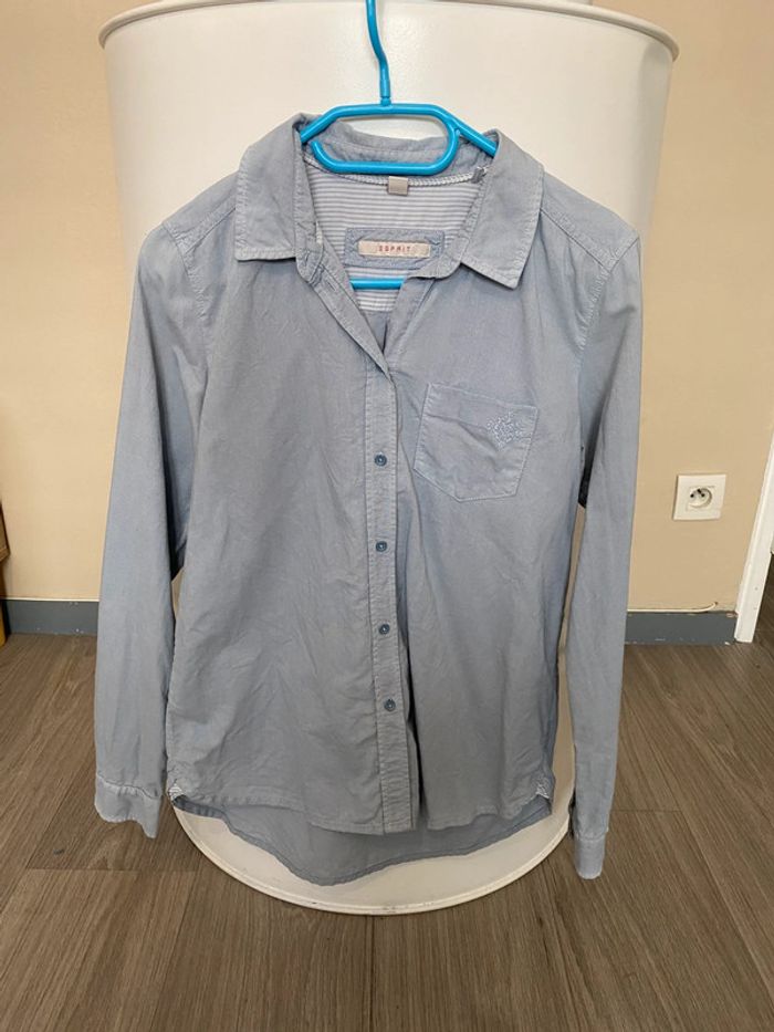 Esprit chemise 34 XS bleu clair