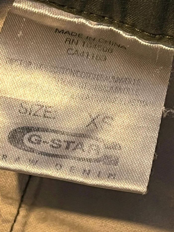 Pantacourt femme  G-Star Raw  XS 34 cargo kaki - photo numéro 12