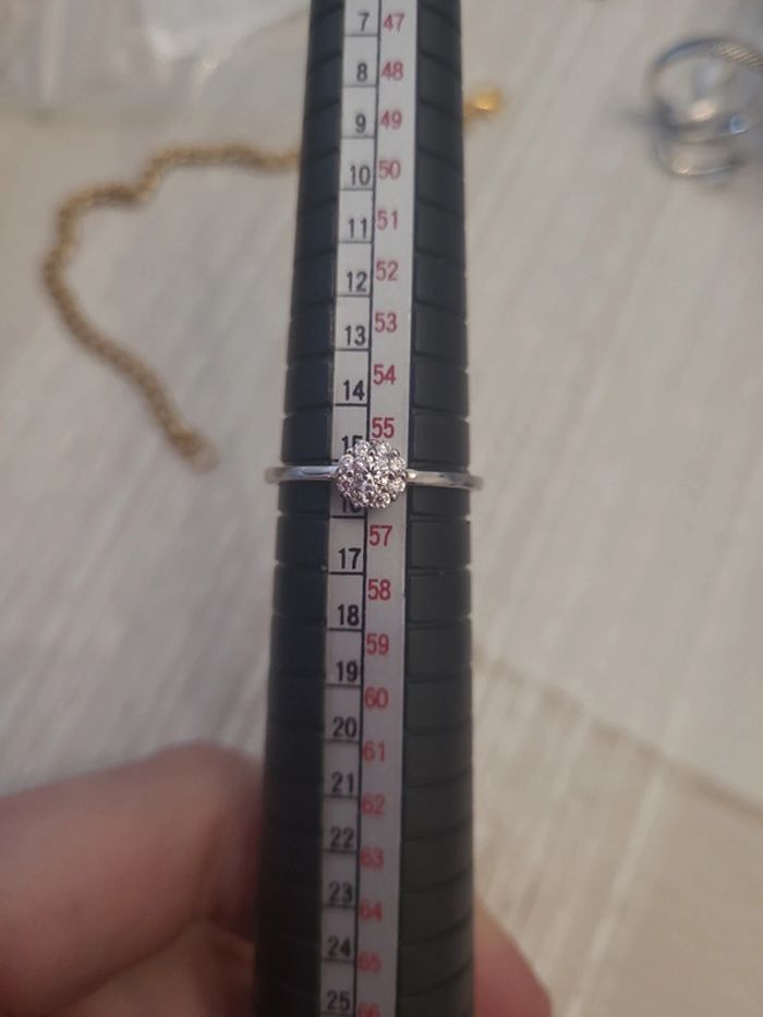 Bague en argent sterling Taille 56 neuve - photo numéro 4