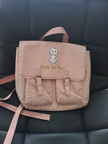 Cartable rose Marie des Aristochats
